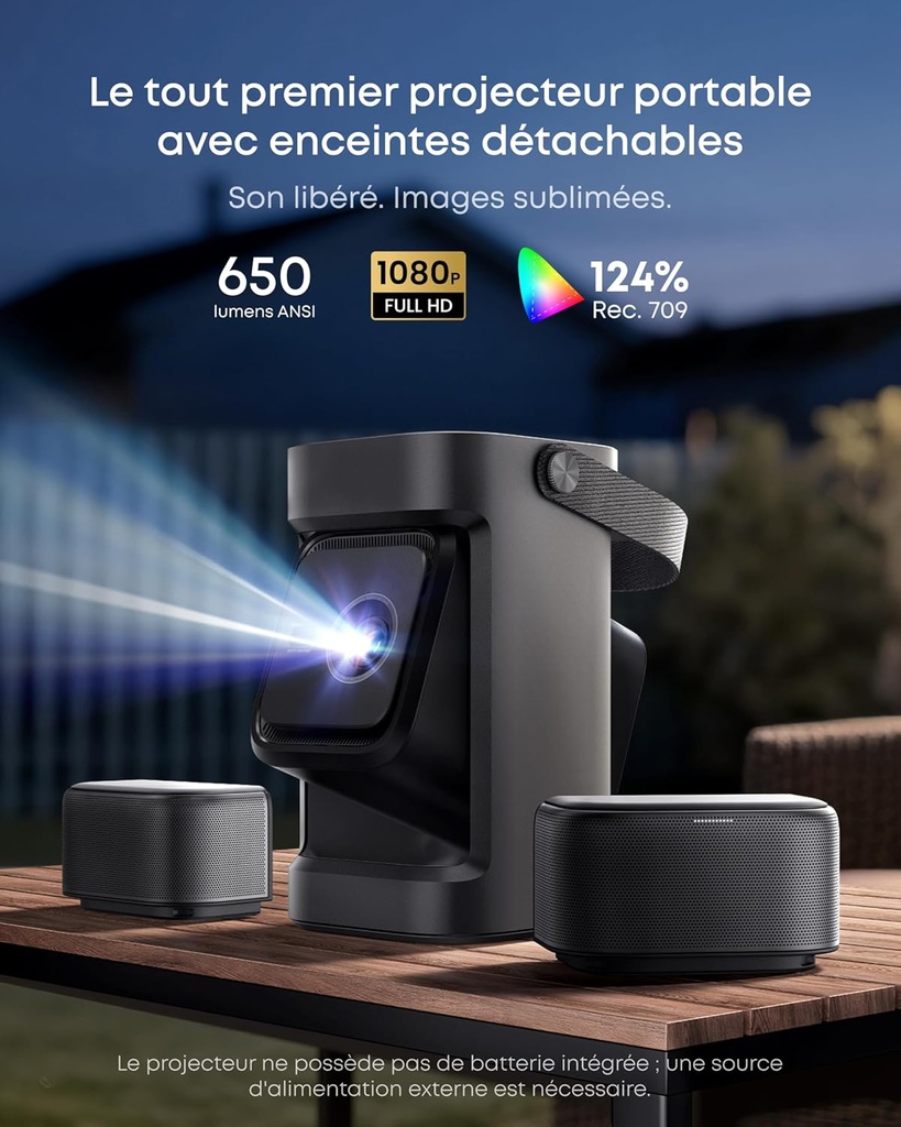 Nebula P1 | Projecteur Portable/ Enceintes détachables