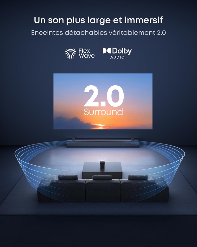Nebula P1 | Projecteur Portable/ Enceintes détachables