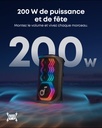 Rave 3s | Enceinte 200 W avec IA pour karaoké