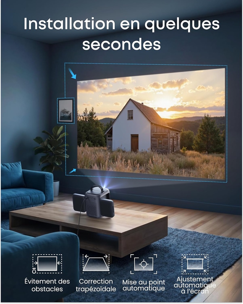 Nebula P1i | Projecteur home cinéma Wi-Fi et Bluetooth