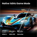 TV 75" 4K Miniled Dalle mate 165Hz Gamme U7 Pro