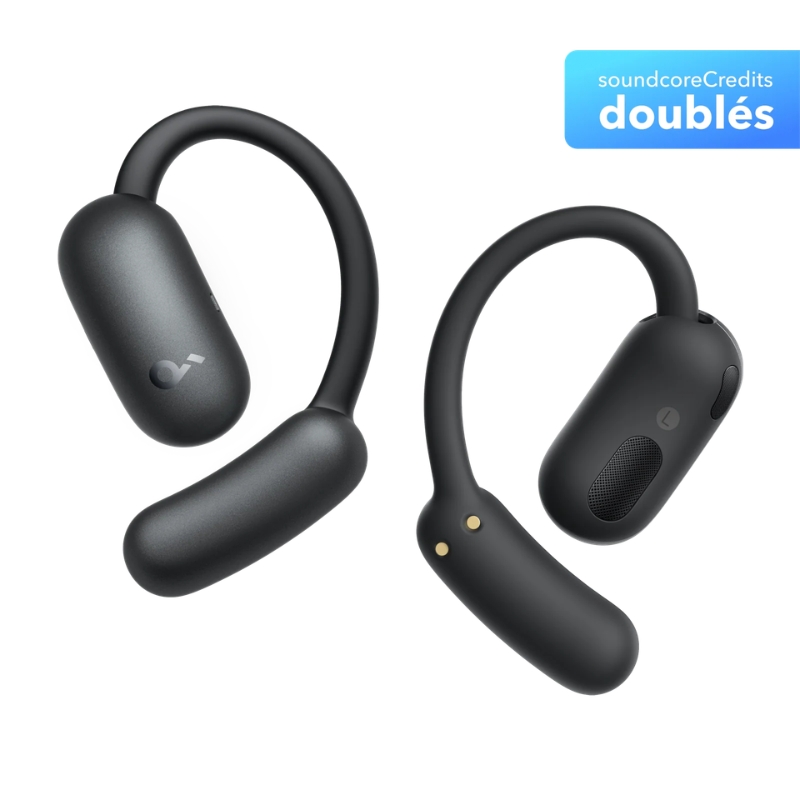 [A3874G11] AeroFit 2 Black | Écouteurs sans fil réglables à oreille ouverte, Noir